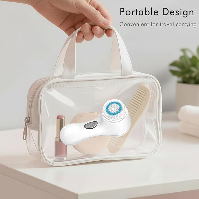 Microtree Electric Facial Cleansing Brush, Ultrasonic Vibrating Face Brush - Image 7