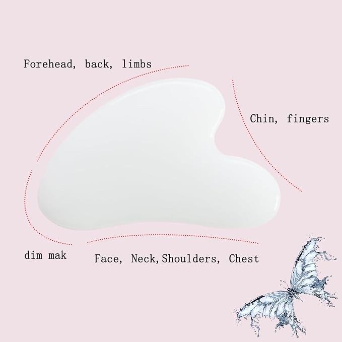Gua Sha Jade Stone Gua Sha Massage Tool, Guasha Tool - Image 5