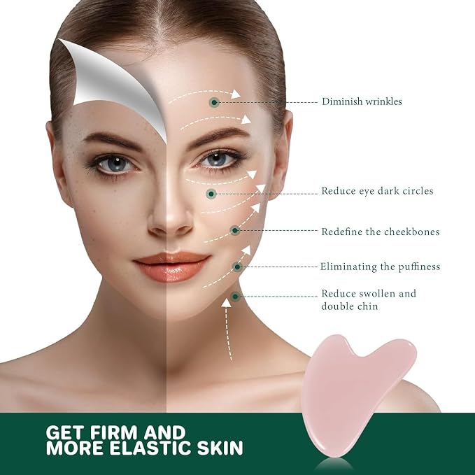 Gua Sha Facial Tools Face Roller - Image 2