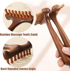 OULIGET Wood Gua Sha Massage Tools Set, Scraping Scalp Comb, Scraping Natural - Image 5