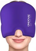 ONLYCARE Migraine Relief Cap, Soothing Headache Hat, Upgraded Odorless Gel Ice by ONLYCARELLC