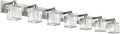 Aipsun Brushed Nickel Bathroom Light Fixtures Crystal Vanity Lighting Fixture by Aipsun