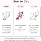 koelf Rose Petal Satin Foot Mask - Image 7