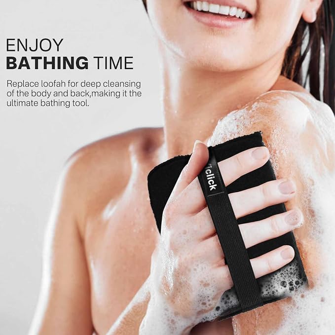 Yiclick Exfoliating Body Scrubber, Body Exfoliator Scrubber, Exfoliating Sponge - Image 3