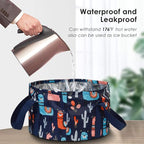 Collapsible Foot Bath Basin for Soaking Feet, Portable Foot Bath Tub Bag - Image 4