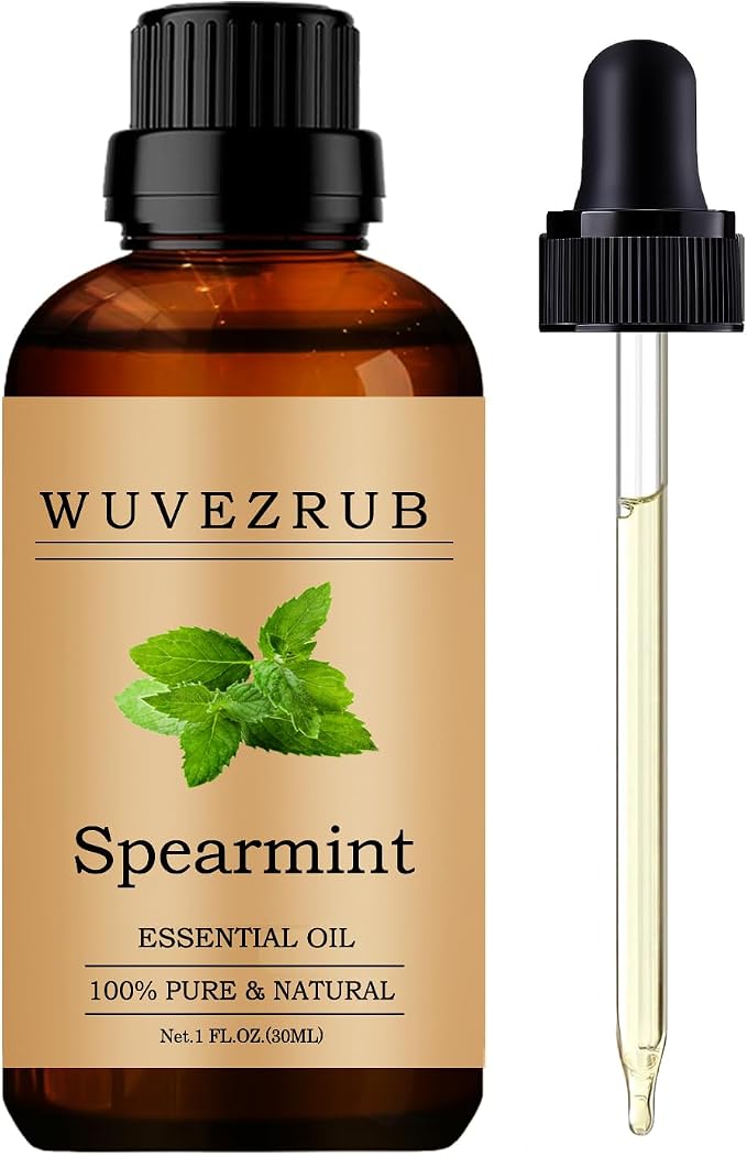 Spearmint Essential Oil, 30ML Pure Spearmint by WUVEZRUB