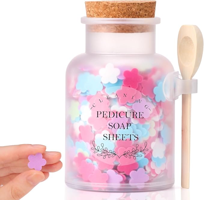 DOSTATNI Pedicure Soap Flowers Pedicure Foot Spa Tablets 10 Oz Plastic Bath by DOSTATNI