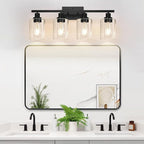MOKATNG 4-Light Bathroom Light Fixtures, Vanity Light - Image 5