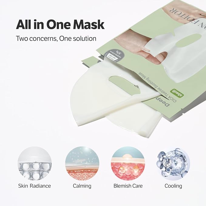 SUNGBOON EDITOR Deep Collagen CICA Tea Tree Overnight Mask | Acne Mask - Image 5