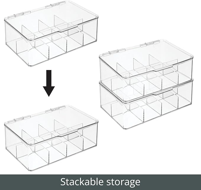 mDesign Plastic First Aid Kit Storage Box - Image 5