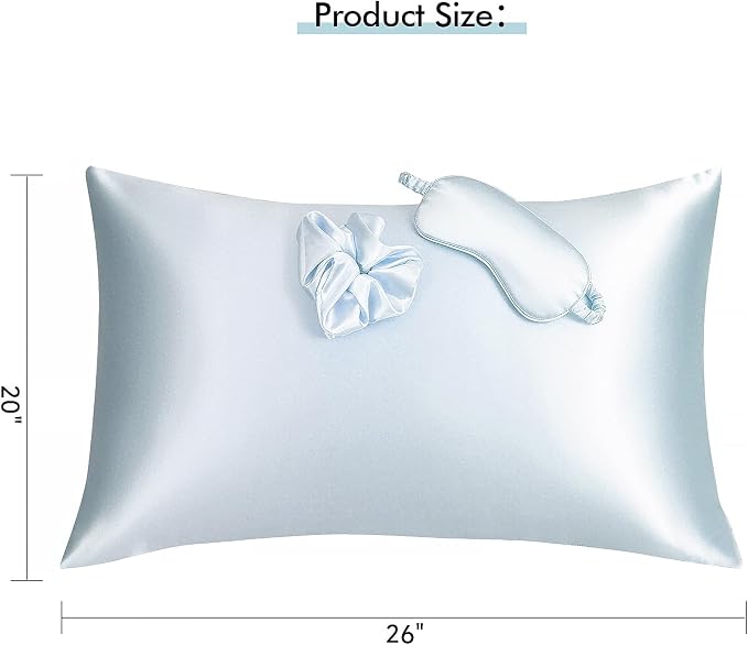 Vegan Silk Sleep Set, Vegan Silk Pillowcase - Image 2