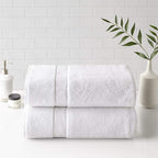 Madison Park 800GSM 100% Cotton Luxurious Bath Towel Set Highly Absorbent by MADISONPARK