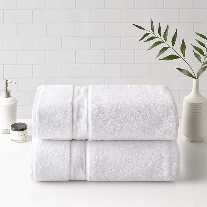 Madison Park 800GSM 100% Cotton Luxurious Bath Towel Set Highly Absorbent by MADISONPARK