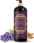 Pjordo Aromatherapy Lavender Massage Oil, 10 fl oz Relaxing Massage Oil by Pjordo