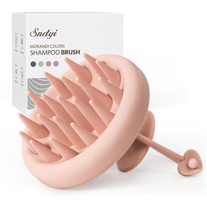 Sndyi Silicone Scalp Massager Shampoo Brush, Hair Scrubber by Sndyi