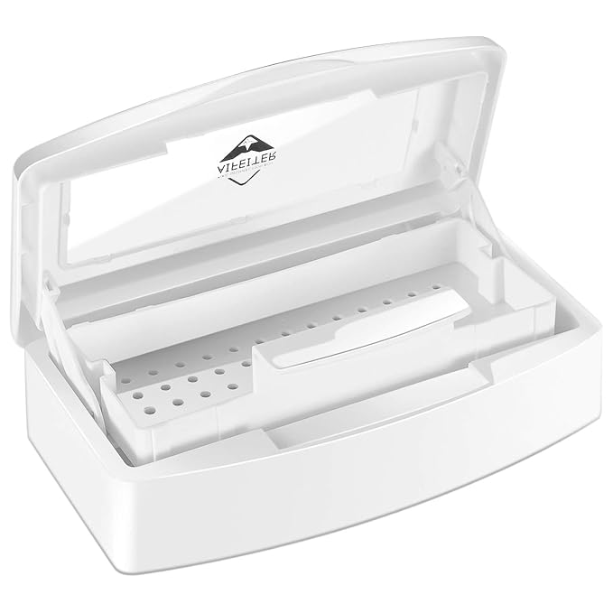Plastic Sterilizing Tray-Tool Sterilization Box, Clean Sterilizer Box Storage by Aifeiter