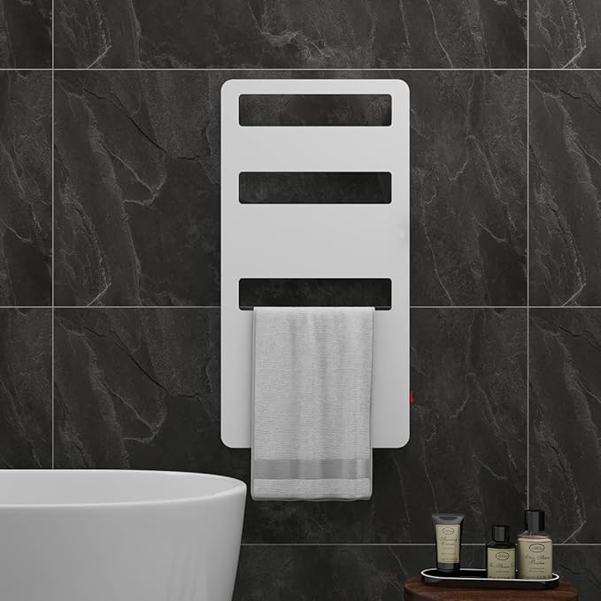 Heated Towel Rack for Bathroom, Towel Warmer Wall Mounted, Electric Towel by evokor