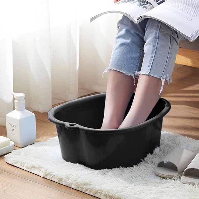Foot Soaking Tub Sturdy Soaking Feet Bucket Large Size Foot Basin Thickened - Image 2