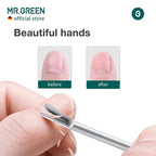 MR.GREEN Cuticle Pusher Dead Skin Remover Stainless Steel Manicure Tools - Image 3