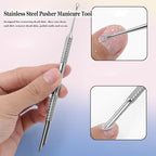 Cuticle Pusher with 2 Ends, Pre-treatment Cuticle Pusher Cuticle Remover with - Image 5