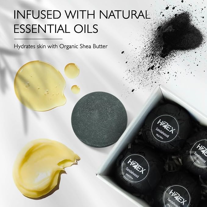 HZEX Charcoal Activated Bath Bombs - Image 5