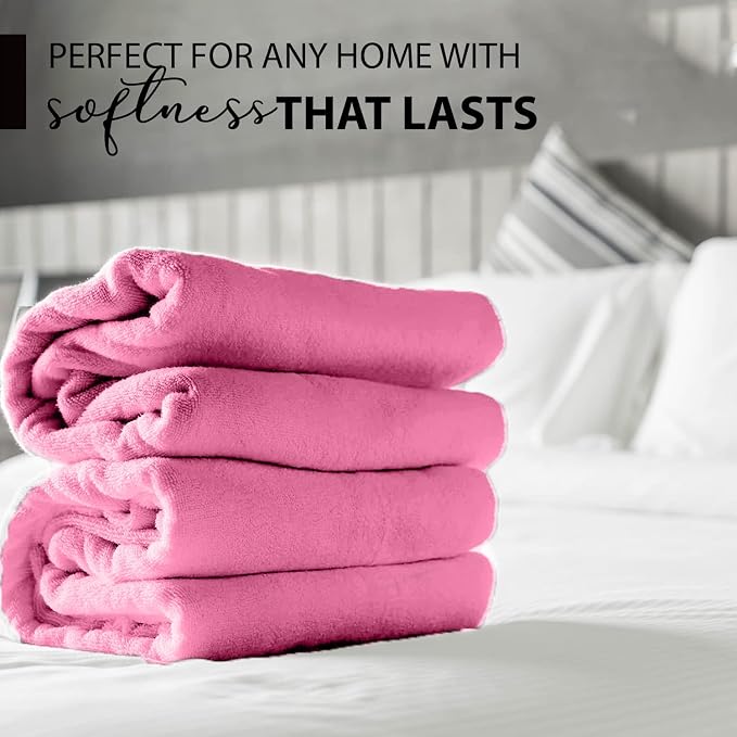 KAHAF COLLECTION 100% Cotton Bath Towels, 24x48 Pack of 6 Towels, Quick Dry - Image 3