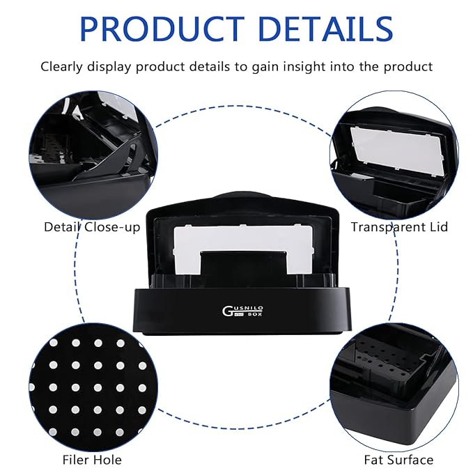 Gusnilo nail art tools sterilizer box - Image 2
