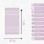 Hand Towels - Set of 2, Decorative Peshtemal Cotton Hand Towels - Image 3