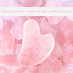 Gua Sha Facial Tools, Rose Quartz Guasha Tool - Image 6