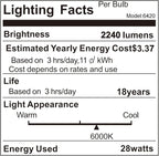 LED Bathroom Light Fixtures 28W Bath Room Lamps 40" Over The Mirror Lighting - Image 9