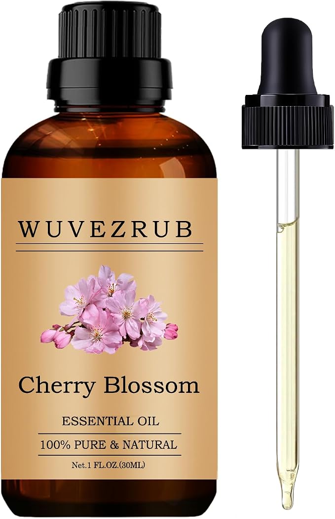 Cherry Blossom Essential Oils, 30ML Pure and Natural Essential Oil by WUVEZRUB