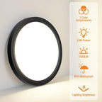 2PACK LED Flush Mount Ceiling Light Fixture, 3000K-4000K-6500K & 100W - Image 2