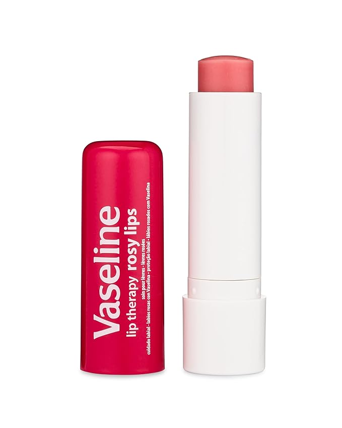 Vaseline Lip Rosy, Fast-Acting Nourishment, or Damaged Lips, Lip Balm, 12 Sticks - Image 6