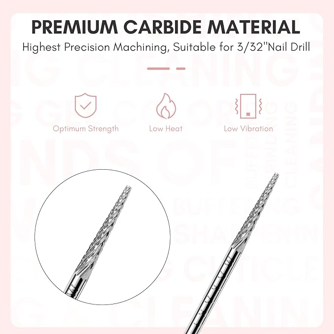 Makartt Nail Drill Bit:Cuticle Bit - Image 3