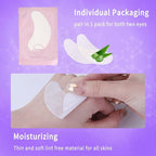 VEYES INC 50 Pairs 100% Natural Aloe Extract Under Eye Gel Pads Hydrogel Eye - Image 3