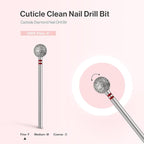MelodySusie 7mm Ball Shape Cuticle Clean Nail Drill Bit 3/32'', Professional - Image 4