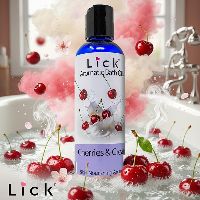Lick Cherries and Whipped Cream Aromatic Bath Oil - Image 3