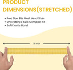 Disposable Bouffant Caps 21 Inch Non Woven Hair Net Elastic Head Cover - Image 3