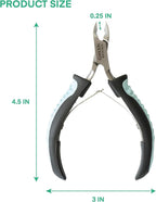Cuticle Trimmer with Non-Slip Grip Handle Professional Stainless Steel Cuticle - Image 6