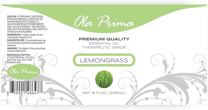 Ola Prima Lemongrass Essential Oil - Image 2