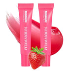 Vitamasques Lip Butter Balm Strawberry Pack of 2, Korean Lip Balm by Vitamasques