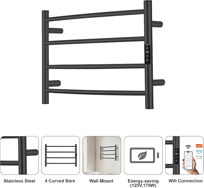 Electric Towel Rack with Voice Control - Image 7