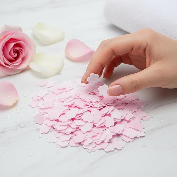 1000 Sheets Pink Portable Hand Soap Disposable Paper Soap, Travel Hiking - Image 8