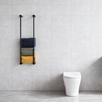 Towel Racks for Bathroom, NEWRAIN Wall Mounted Stainless Steel Organizer - Image 2