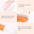 Borje Disposable Face Mask 100 Pcs Face Masks 3 Ply Protection Masks - Image 3
