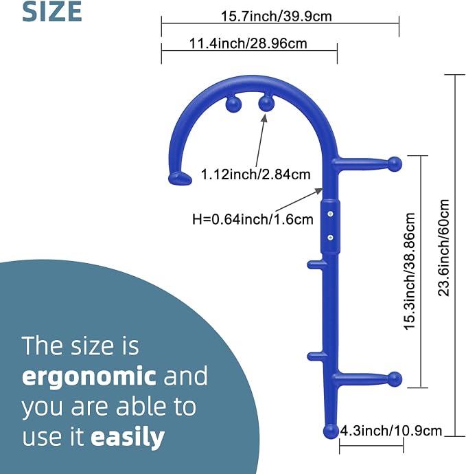 KEINE MARKE Massage Trigger Point Cane Body Deep Tissue Handheld Back, Leg and - Image 4