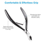 Cuticle Trimmer 3/4 Jaw Extremely Sharp Cuticle Nippers Scissors Stainless - Image 4