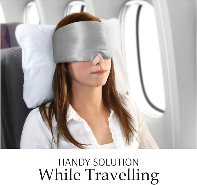 Zenssia 100% Mulberry Silk Sleep Mask Eye Mask - Image 6