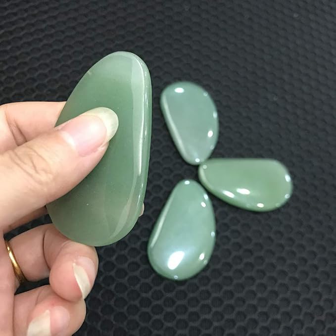 Gua Sha Facials Tools for Eyes Massage Tools Board Natural Jade Stone for SPA - Image 8