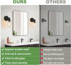 Zarbitta Set of 2 Wall Sconces for Bathroom, Bathroom Wall Lamp for Mirror - Image 3